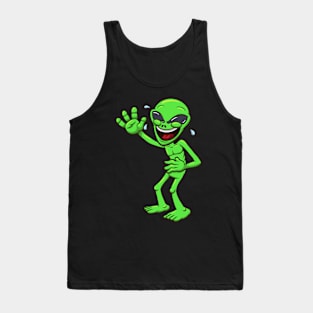 Laughing Alien Tank Top